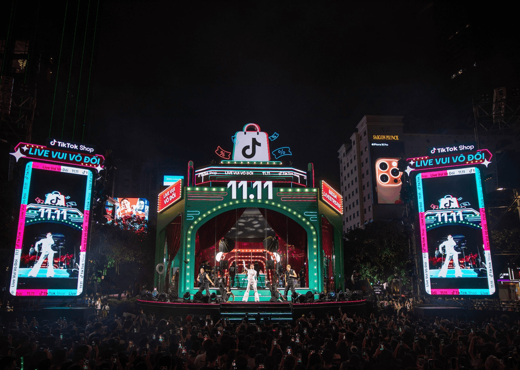 tiktok shop event stage view