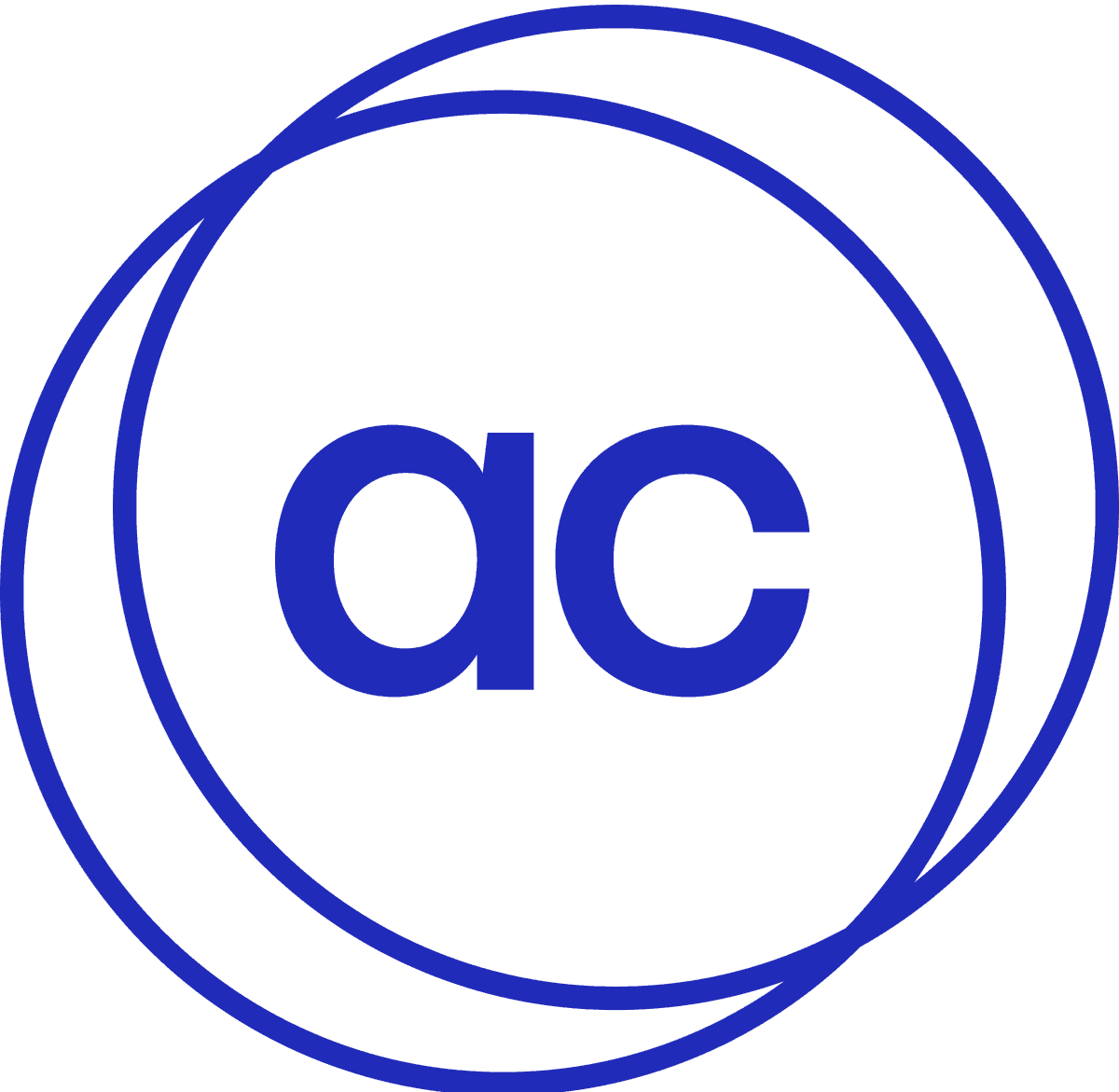 Asia Circles logomark in Blue