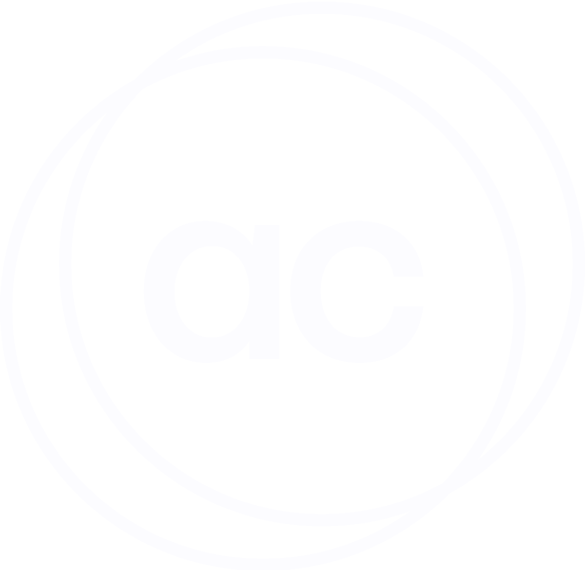 Asia Circles logomark in White